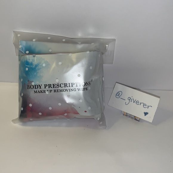 Body Prescriptions Make Up Removing Wipes - Picture 2 of 8